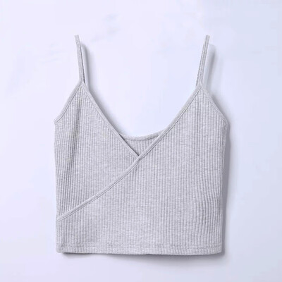New nude powder vertical knit small sexy temperament asymmetric design V-neck backless slim versatile camisole
New nude powder vertical knit small sexy temperament asymmetric design V-neck backless slim versatile camisole
