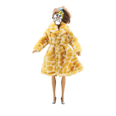 Fashion Clothes for Doll Leopard-printed Plush Coat Doll Clothes Accessory for Kids Toy Present
Fashion Clothes for Doll Leopard-printed Plush Coat Doll Clothes Accessory for Kids Toy Present