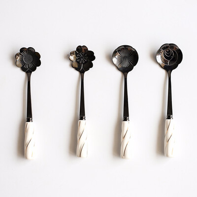STRUST 4pc set stainless steel porcelain Creative Flower coffee spoon set tea spoon set stirring spoon set
STRUST 4pc set stainless steel porcelain Creative Flower coffee spoon set tea spoon set stirring spoon set