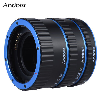 Andoer Colorful Metal TTL Auto Focus AF Macro Extension Tube Ring for Canon EOS EF EF- 60D 7D 5D II 550D Red
Andoer Colorful Metal TTL Auto Focus AF Macro Extension Tube Ring for Canon EOS EF EF- 60D 7D 5D II 550D Red