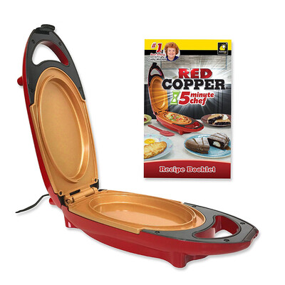Red Copper 5 Minute Chef Electric Cooker Double-Coated Non-stick Quick Cooking Pan Cookware E U Plug
Red Copper 5 Minute Chef Electric Cooker Double-Coated Non-stick Quick Cooking Pan Cookware E U Plug