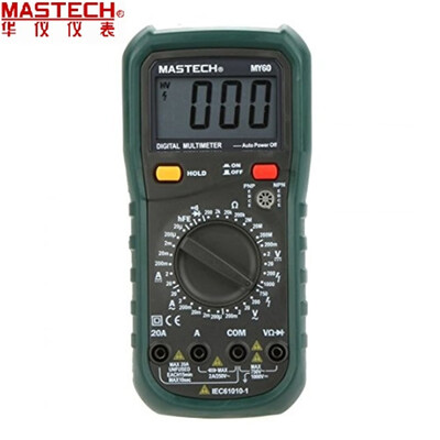 MASTECH MY60 Digital Multimeter DMM ACDC Voltmeter Ammeter Ohmmeter Tester whFE Test Multimetro Ammeter Multitester
MASTECH MY60 Digital Multimeter DMM ACDC Voltmeter Ammeter Ohmmeter Tester whFE Test Multimetro Ammeter Multitester