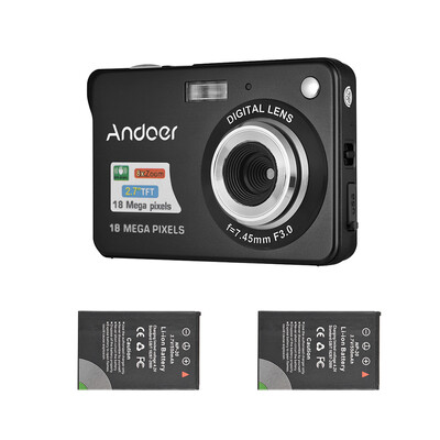 Andoer 18M 720P HD Digital Camera Video Camcorder with 2pcs Rechargeable Batteries 8X Digital Zoom Anti-shake 27inch LCD Kids Chr
Andoer 18M 720P HD Digital Camera Video Camcorder with 2pcs Rechargeable Batteries 8X Digital Zoom Anti-shake 27inch LCD Kids Chr