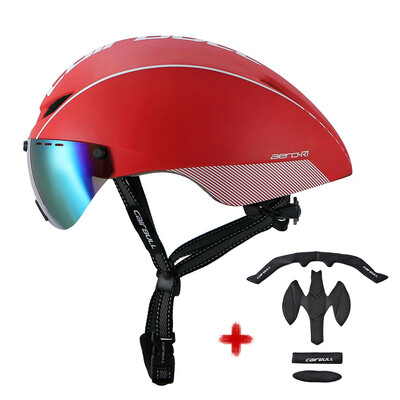 Cycling Helmet Adult MTB Road Bike Safety Helmet Lightweight Sports Protective Equipment with Detachable Goggle Extra Lining
Cycling Helmet Adult MTB Road Bike Safety Helmet Lightweight Sports Protective Equipment with Detachable Goggle Extra Lining