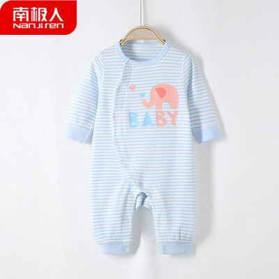 Antarctic Nanjiren newborn clothes 0-3 months baby onesies baby romper spring&autumn out of the clothes striped small elephant - light blue 80
Antarctic Nanjiren newborn clothes 0-3 months baby onesies baby romper spring&autumn out of the clothes striped small elephant - light blue 80