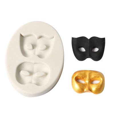 1 Pcs Party 2 Masks Silicone Fondant Mold Chocolate Molds for Cake Decorating Sugarcraft Resin Polymer Clay
1 Pcs Party 2 Masks Silicone Fondant Mold Chocolate Molds for Cake Decorating Sugarcraft Resin Polymer Clay
