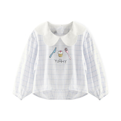 Cicie self-employed childrens clothing girls shirts petal collar plaid shirts head girls childrens shirts C91034 blue 11052A
Cicie self-employed childrens clothing girls shirts petal collar plaid shirts head girls childrens shirts C91034 blue 11052A