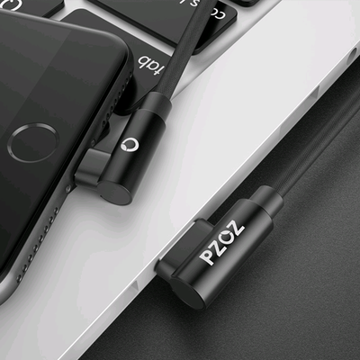 Paizi Apple data cable double elbow iphone6s7plusiPad charging line xsmaxXR mobile phone fast charging ip8x rushing wire head game eating chicken line 1M black
Paizi Apple data cable double elbow iphone6s7plusiPad charging line xsmaxXR mobile phone fast charging ip8x rushing wire head game eating chicken line 1M black