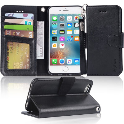 Arae Case for iPhone 6s iPhone 6 Premium PU Leather Wallet case Wrist Strap Flip Folio with ID&Credit Card Pockets
Arae Case for iPhone 6s iPhone 6 Premium PU Leather Wallet case Wrist Strap Flip Folio with ID&Credit Card Pockets