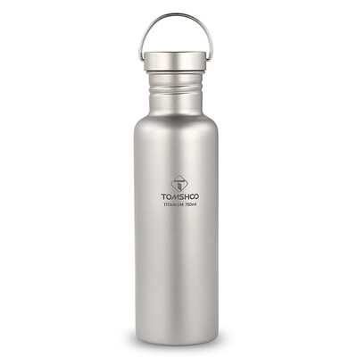 TOMSHOO 750ml Full Titanium Water Bottle with Extra Plastic Lid Ultralight Outdoor Camping Hiking Cycling Water Bottle
TOMSHOO 750ml Full Titanium Water Bottle with Extra Plastic Lid Ultralight Outdoor Camping Hiking Cycling Water Bottle
