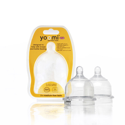 YOOMI 2 Pack Baby Bottle Teat Fast Flow For 4 Months Anti-colic Wide Neck Bottle Replacement Nipples
YOOMI 2 Pack Baby Bottle Teat Fast Flow For 4 Months Anti-colic Wide Neck Bottle Replacement Nipples