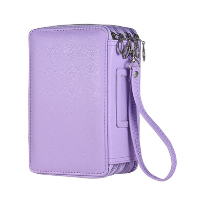 124 Slots Color Pencil Case Colored Pencil Holder Pen Bag Pouch Pu Leather Zippered Portable for Artists Students
124 Slots Color Pencil Case Colored Pencil Holder Pen Bag Pouch Pu Leather Zippered Portable for Artists Students