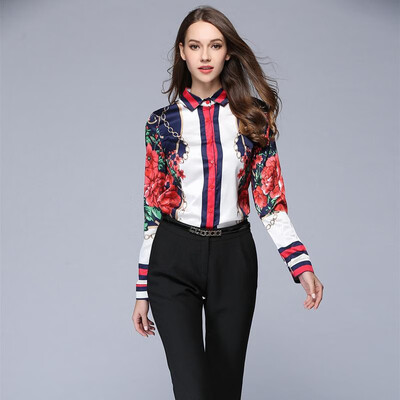 M L XL XXL vintage new spring 2019 women blouse shirt long sleeve white red flower digital print office top lady
M L XL XXL vintage new spring 2019 women blouse shirt long sleeve white red flower digital print office top lady