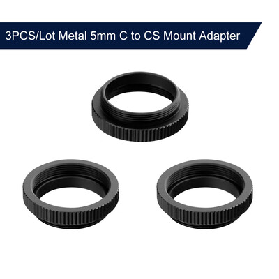 3PCSLot Metal 5mm C to CS Mount Adapter 254mm Thread CCS Lens Mount Adaptor Aluminum Converter Ring for Security CCTV Camera
3PCSLot Metal 5mm C to CS Mount Adapter 254mm Thread CCS Lens Mount Adaptor Aluminum Converter Ring for Security CCTV Camera