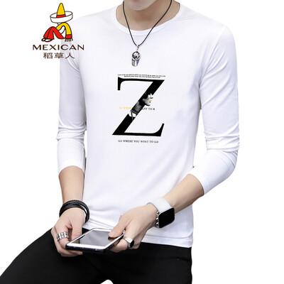Scarecrow MEXICAN long-sleeved T-shirt male Korean version 2019 new fashion type round neck print wild self-cultivation comfortable trend t-shirt bottoming shirt mens shirt white
Scarecrow MEXICAN long-sleeved T-shirt male Korean version 2019 new fashion type round neck print wild self-cultivation comfortable trend t-shirt bottoming shirt mens shirt white