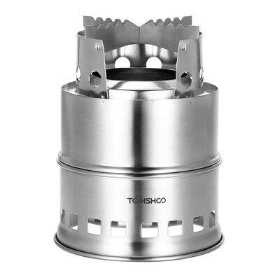 TOMSHOO Portable Folding Windproof Wood Burning Stove Compact Stainless Steel Alcohol Stove Outdoor Camping Hiking Backpacking Pic
TOMSHOO Portable Folding Windproof Wood Burning Stove Compact Stainless Steel Alcohol Stove Outdoor Camping Hiking Backpacking Pic