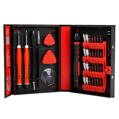 Sato SANTO 38 in 1 screwdriver set S2 batch head professional mobile phone repair tool kit multi-function precision screwdriver group teardown tool 1184
Sato SANTO 38 in 1 screwdriver set S2 batch head professional mobile phone repair tool kit multi-function precision screwdriver group teardown tool 1184