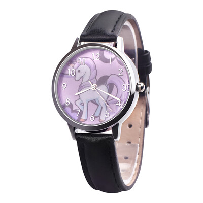 Fashion Lovely Cartoon Unicorn Watch Stainless Steel Girl Cute Leather Band Quartz Wrist Watches
Fashion Lovely Cartoon Unicorn Watch Stainless Steel Girl Cute Leather Band Quartz Wrist Watches