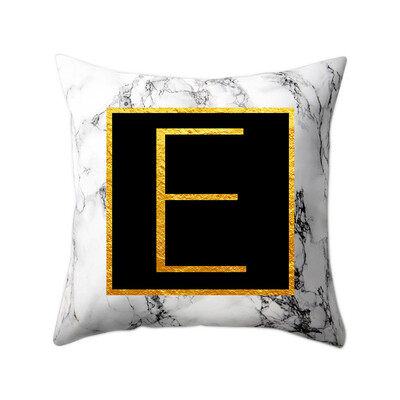 Modern Pillowcases 4545 Gold Alphabet Word Letter White Marble Pattern Pillow Case Super Soft Throw Sofa Bed Cushion Cover Protec
Modern Pillowcases 4545 Gold Alphabet Word Letter White Marble Pattern Pillow Case Super Soft Throw Sofa Bed Cushion Cover Protec
