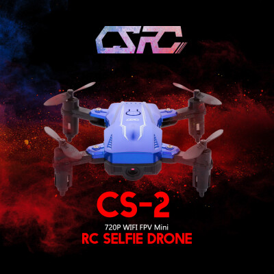 CS-2 Mini RC Drone with Camera 720P Wifi FPV Gesture Shoot for Beginner Training Christmas Gift RC Quadcopter
CS-2 Mini RC Drone with Camera 720P Wifi FPV Gesture Shoot for Beginner Training Christmas Gift RC Quadcopter