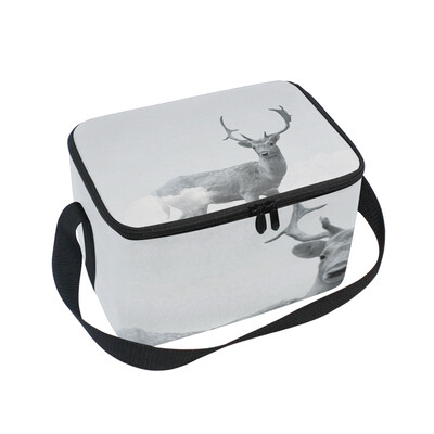 ALAZA Lunch Box Insulated Cool Deer Lunch Bag Large Cooler Tote Bagfor Men Women
ALAZA Lunch Box Insulated Cool Deer Lunch Bag Large Cooler Tote Bagfor Men Women