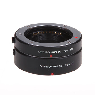 Macro AF Auto Focus Extension DG Tube 10mm 16mm Set Ring Metal Mount for M43 Mount Olympus E-P1 E-P2 E-PL1 E-PL2 Panasonic G1GF1
Macro AF Auto Focus Extension DG Tube 10mm 16mm Set Ring Metal Mount for M43 Mount Olympus E-P1 E-P2 E-PL1 E-PL2 Panasonic G1GF1