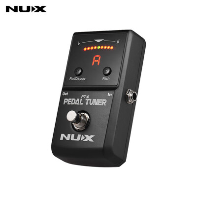 NUX PT-6 Chromatic Tuner Pedal Supports Flat & A4 Tuning LED Display Full Metal Shell
NUX PT-6 Chromatic Tuner Pedal Supports Flat & A4 Tuning LED Display Full Metal Shell