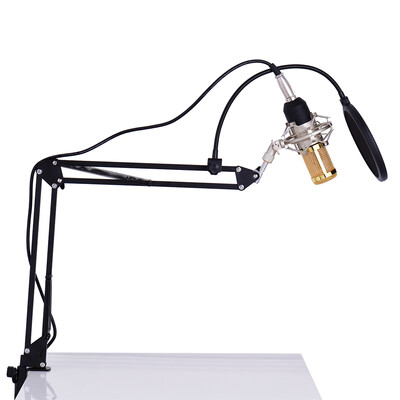 Professional Studio Broadcasting Recording Condenser Microphone Mic Kit Set 35mm with Shock Mount Adjustable Suspension Scissor A
Professional Studio Broadcasting Recording Condenser Microphone Mic Kit Set 35mm with Shock Mount Adjustable Suspension Scissor A