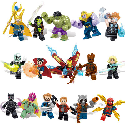 16pcslot Avengers 3 Infinity War Action Figure Black Panther Thanos Hulk Building Blocks Compatible with LegoINGlys Marvel Toys
16pcslot Avengers 3 Infinity War Action Figure Black Panther Thanos Hulk Building Blocks Compatible with LegoINGlys Marvel Toys