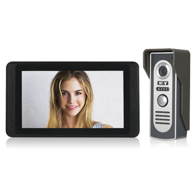 Wired Video Doorbell 7" TFT LCD Touch Screen Video Door Phone with 1-Camera 1-Monitor Waterproof Two-way Intercom Monitoring Unloc
Wired Video Doorbell 7" TFT LCD Touch Screen Video Door Phone with 1-Camera 1-Monitor Waterproof Two-way Intercom Monitoring Unloc