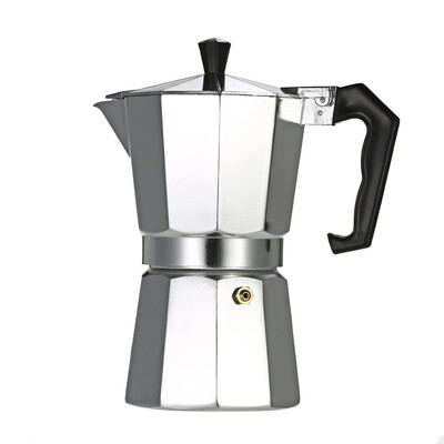 12-Cup Aluminum Espresso Percolator Coffee Stovetop Maker Mocha Pot for Use on Gas or Electric Stove
12-Cup Aluminum Espresso Percolator Coffee Stovetop Maker Mocha Pot for Use on Gas or Electric Stove
