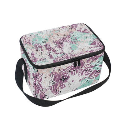 ALAZA Insulated Lunch Box Bohemian Print Lunch Bag for Men Women Portable Tote Bag Cooler Bag
ALAZA Insulated Lunch Box Bohemian Print Lunch Bag for Men Women Portable Tote Bag Cooler Bag
