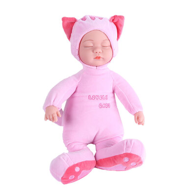 Cuddle Baby Doll With 3 Soothing Songs 13 inch Stuffed Soft Body Baby Sleep Companion Cuddly Toys For Baby Toddler Kids Rose 
Cuddle Baby Doll With 3 Soothing Songs 13 inch Stuffed Soft Body Baby Sleep Companion Cuddly Toys For Baby Toddler Kids Rose