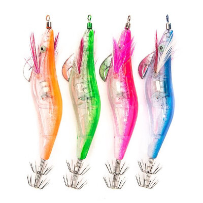 12g 04oz Transparent Fishing Lure Flashing Hard Lure with Squid Jigs Lure Ring Swivel Sinker Sea Water Fresh Water Imitation Pr
12g 04oz Transparent Fishing Lure Flashing Hard Lure with Squid Jigs Lure Ring Swivel Sinker Sea Water Fresh Water Imitation Pr