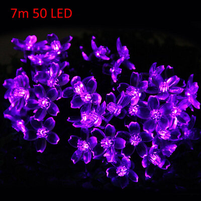 Christmas Props 7m 50 LEDs Solar String Light Peach Blossom Style Lamp Decors New Year Decoration
Christmas Props 7m 50 LEDs Solar String Light Peach Blossom Style Lamp Decors New Year Decoration