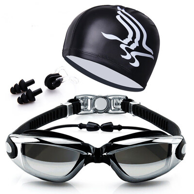 Professional Waterproof&Anti-fog Swimming Glasses Adult Plating Goggles with Swimming Cap Nasal Plug Earplugs
Professional Waterproof&Anti-fog Swimming Glasses Adult Plating Goggles with Swimming Cap Nasal Plug Earplugs