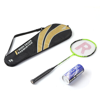 Badminton Racket Set Ultralight Carbon Fiber Baminton Racquet&Tube of 3 Shuttlecocks Birdies with Cover Bag
Badminton Racket Set Ultralight Carbon Fiber Baminton Racquet&Tube of 3 Shuttlecocks Birdies with Cover Bag