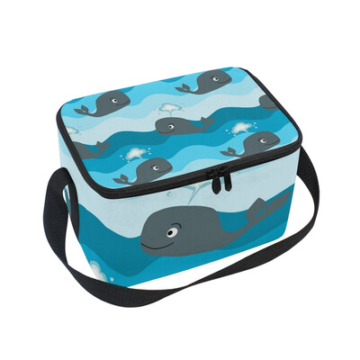 ALAZA Insulated Lunch Box Happy Whale Lunch Bag for Men Women Portable Tote Bag Cooler Bag
ALAZA Insulated Lunch Box Happy Whale Lunch Bag for Men Women Portable Tote Bag Cooler Bag