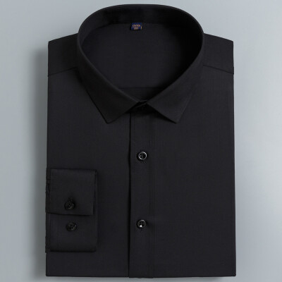Caesar KAISER bamboo fiber long-sleeved shirt mens business casual hot-free slim shirt solid color youth professional shirt KS870 black 40
Caesar KAISER bamboo fiber long-sleeved shirt mens business casual hot-free slim shirt solid color youth professional shirt KS870 black 40