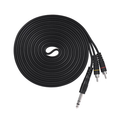 14" 635mm TRS Male Plug to Dual RCA Stereo Audio Cable Connector Y Splitter Wire Cord 5m 164ft
14" 635mm TRS Male Plug to Dual RCA Stereo Audio Cable Connector Y Splitter Wire Cord 5m 164ft