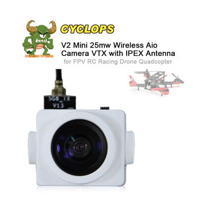 Turbowing CYCLOPS V2 58G 48CH 25MW 700TVL Mini AIO 120° Wide Angle Camera VTX with IPEX Antenna for FPV RC Racing Drone Quadcopte
Turbowing CYCLOPS V2 58G 48CH 25MW 700TVL Mini AIO 120° Wide Angle Camera VTX with IPEX Antenna for FPV RC Racing Drone Quadcopte