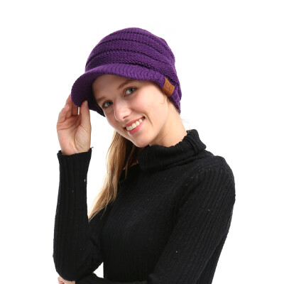 Winter Women Girl Soft Warm Knitted Thicken Hat Ponytail Beanie Caps with Visor Outdoor Snow Ski Sports Cap
Winter Women Girl Soft Warm Knitted Thicken Hat Ponytail Beanie Caps with Visor Outdoor Snow Ski Sports Cap