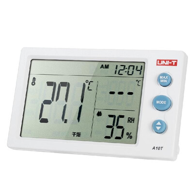 UNI-T A10T °C°F Portable Mini Temperature&Humidity Meter LCD Digital Thermo-Hygrometer Psychrometer Tester with Alarm Clock F
UNI-T A10T °C°F Portable Mini Temperature&Humidity Meter LCD Digital Thermo-Hygrometer Psychrometer Tester with Alarm Clock F