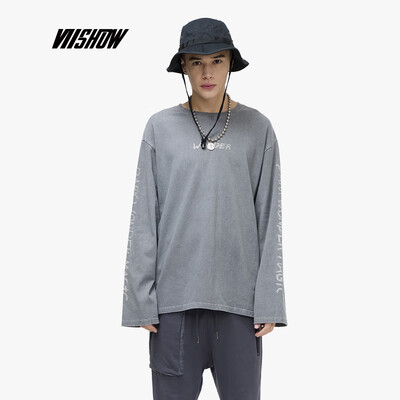 Weixiu viishow 2019 spring new long-sleeved T-shirt mens tide brand letters mens bottoming shirt round neck youth TC1222191 dark gray
Weixiu viishow 2019 spring new long-sleeved T-shirt mens tide brand letters mens bottoming shirt round neck youth TC1222191 dark gray