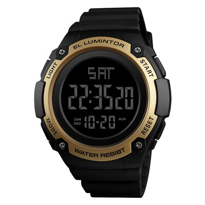 SKMEI 1346 Men Analog Digital Watch Fashion Casual Sports Wristwatch 2 Time 5ATM Waterproof Leather Strap Backlight Multifunctiona
SKMEI 1346 Men Analog Digital Watch Fashion Casual Sports Wristwatch 2 Time 5ATM Waterproof Leather Strap Backlight Multifunctiona