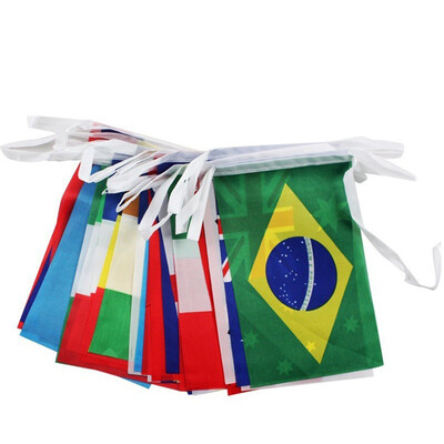 2018 World Crazy Cup String National Flag Set of 32 Countries Team Flags Banner Indoor & Outdoor Decorations Polyester Football Ga
2018 World Crazy Cup String National Flag Set of 32 Countries Team Flags Banner Indoor & Outdoor Decorations Polyester Football Ga