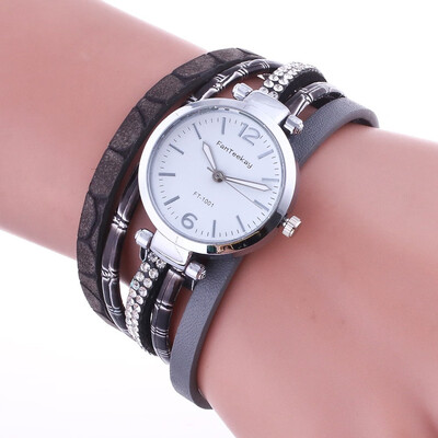 2019 New Women Fashion Stainless Steel Quartz Watch