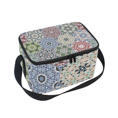 ALAZA Insulated Lunch Box Hexagon Set Template Lunch Bag for Men Women Portable Tote Bag Cooler Bag
ALAZA Insulated Lunch Box Hexagon Set Template Lunch Bag for Men Women Portable Tote Bag Cooler Bag