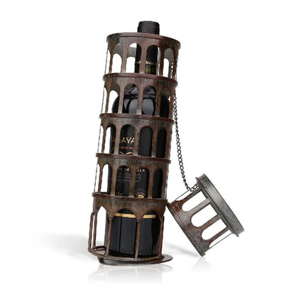 TOOARTS The metal tower wine rack Wine rack with practical&beautiful appearance Practical ornament Handicraft
TOOARTS The metal tower wine rack Wine rack with practical&beautiful appearance Practical ornament Handicraft