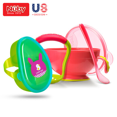 Nuby baby bowl childrens tableware baby food supplement grinding bowl with soft spoon portable storage food supplement bowl bowl set
Nuby baby bowl childrens tableware baby food supplement grinding bowl with soft spoon portable storage food supplement bowl bowl set